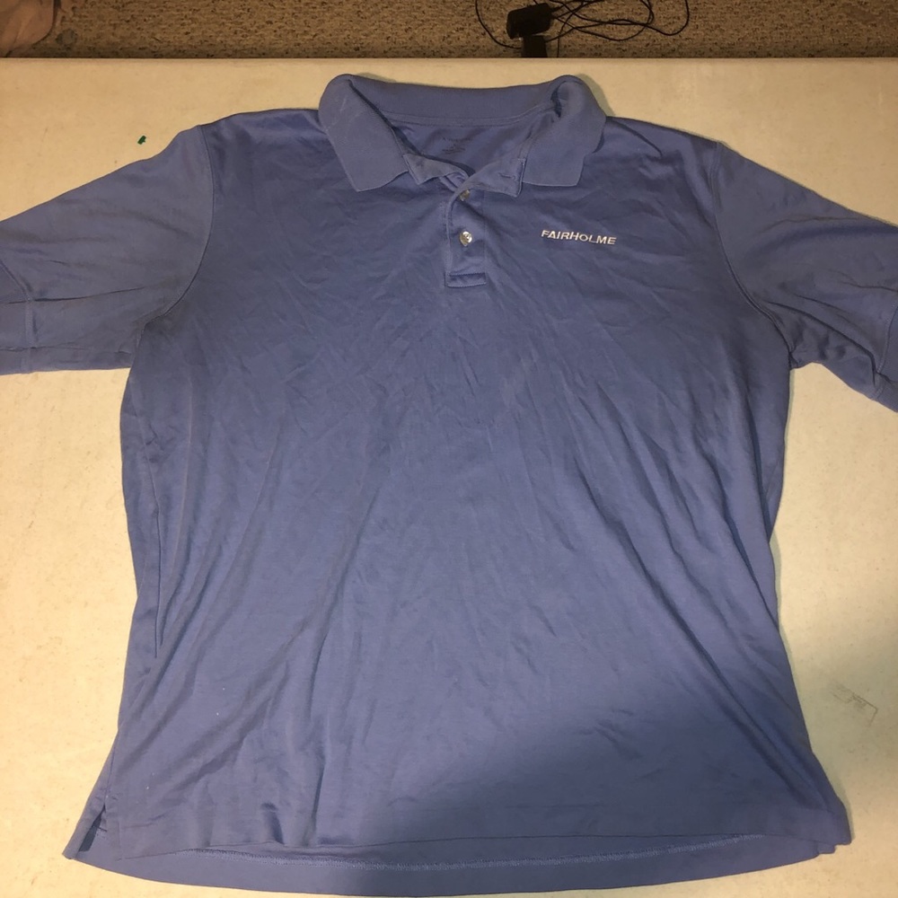 “Ignore The Crowd” Blue Polo